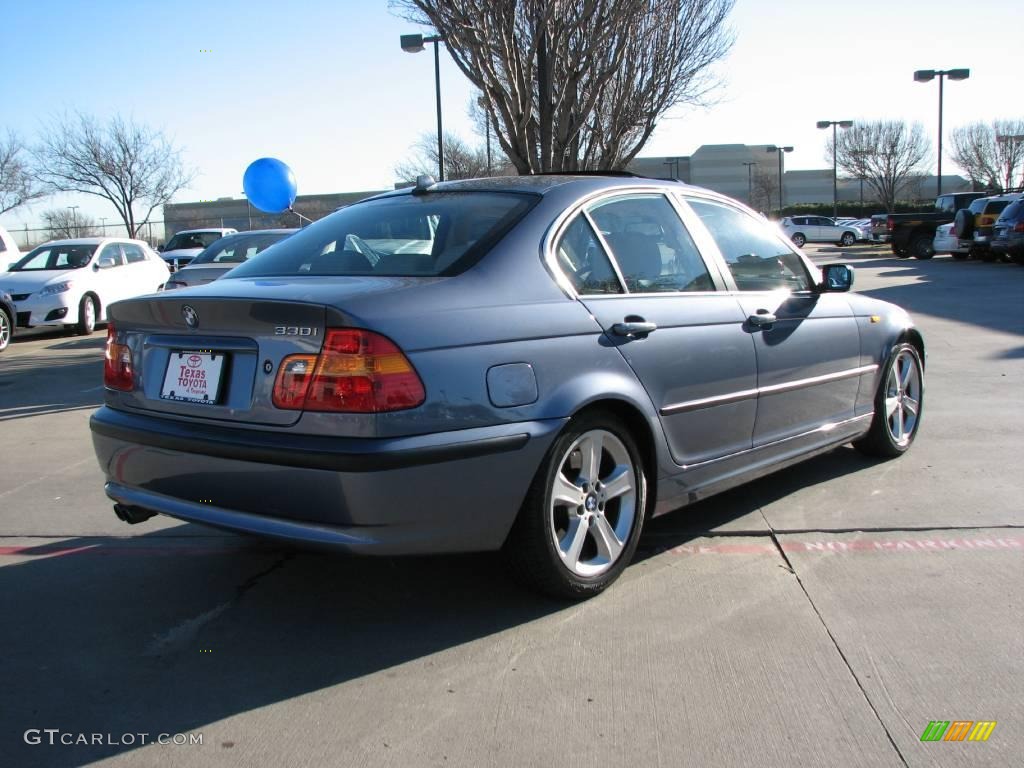 2005 3 Series 330i Sedan - Steel Blue Metallic / Sand photo #6