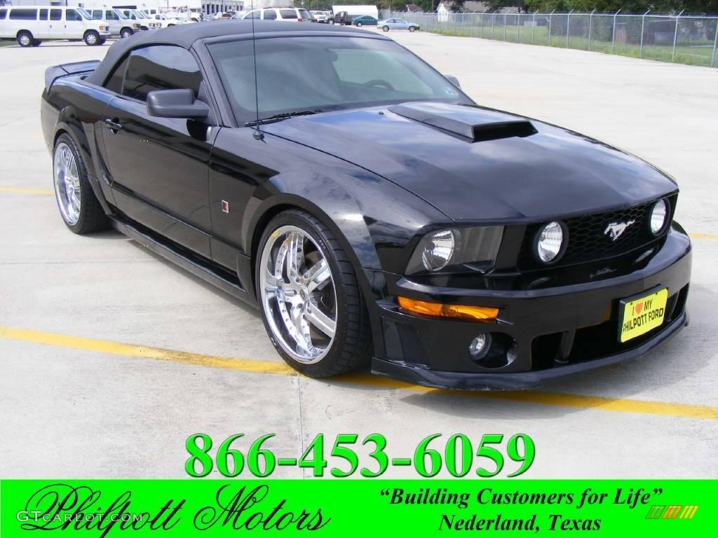 2006 Mustang GT Premium Convertible - Black / Dark Charcoal photo #1