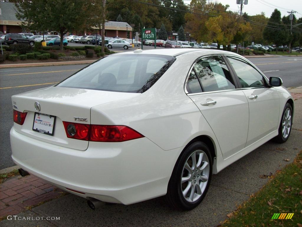 2008 TSX Sedan - Premium White Pearl / Ebony photo #5