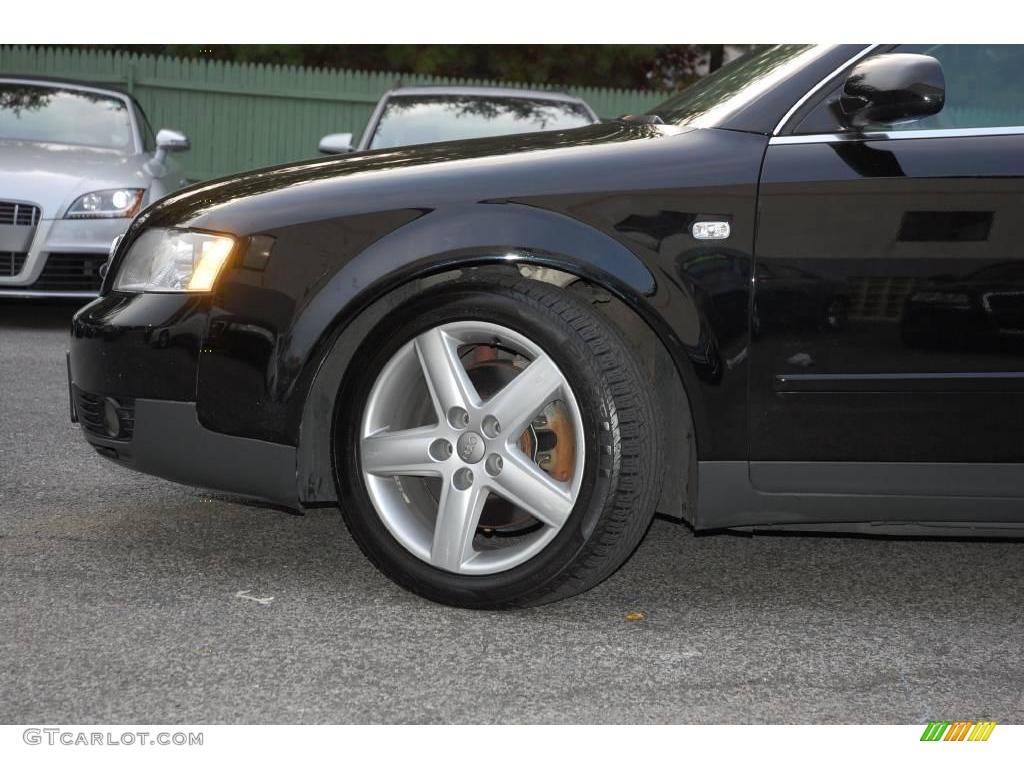 2003 A4 3.0 quattro Sedan - Brilliant Black / Beige photo #3