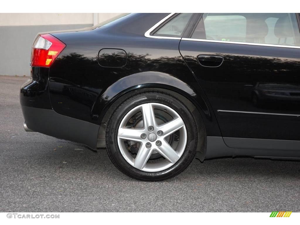 2003 A4 3.0 quattro Sedan - Brilliant Black / Beige photo #6