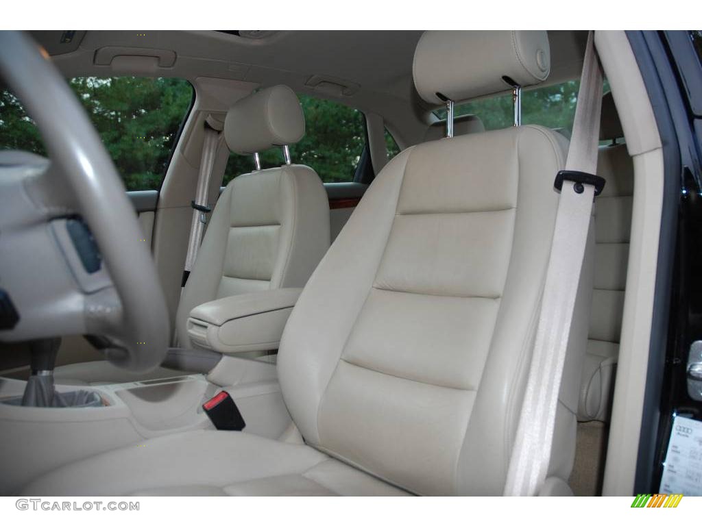 2003 A4 3.0 quattro Sedan - Brilliant Black / Beige photo #15