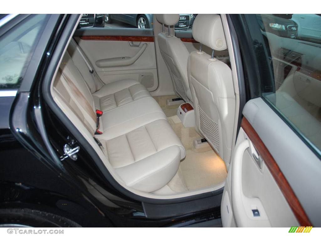 2003 A4 3.0 quattro Sedan - Brilliant Black / Beige photo #22