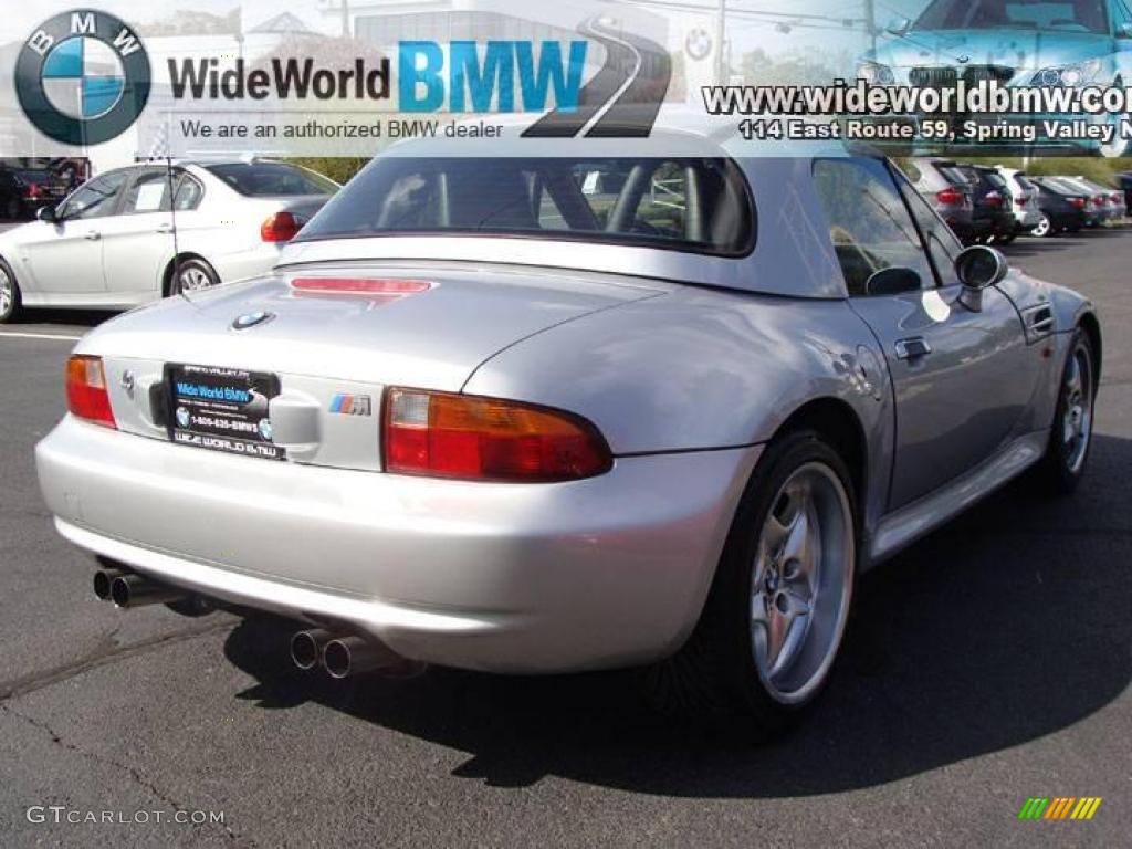 1998 M Roadster - Arctic Silver Metallic / Imola Red photo #4