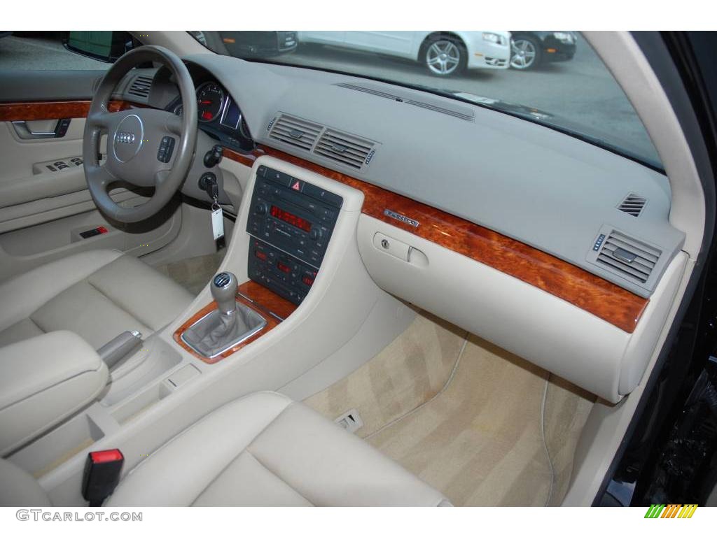 2003 A4 3.0 quattro Sedan - Brilliant Black / Beige photo #25