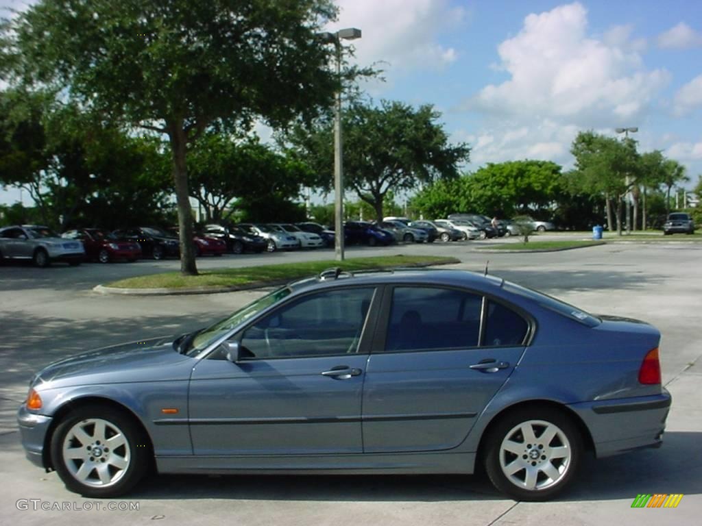 1999 3 Series 323i Sedan - Steel Blue Metallic / Sand photo #7