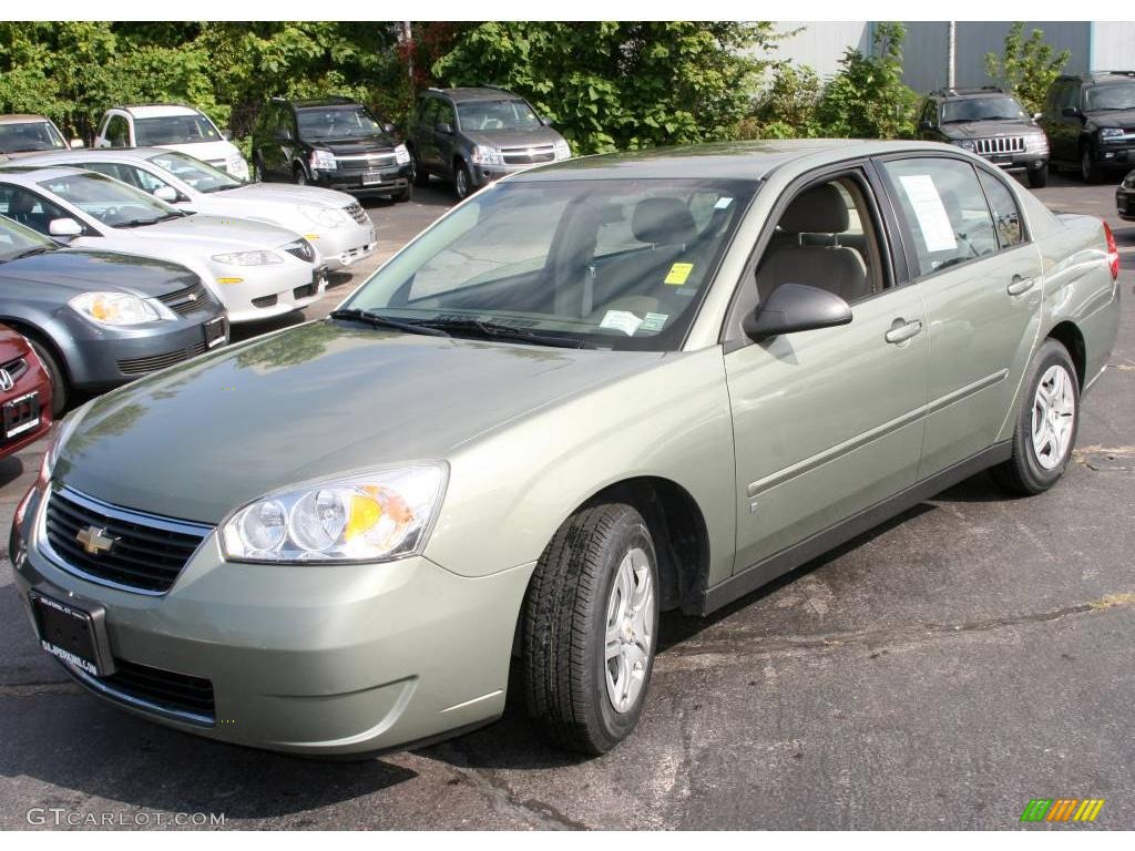 Silver Green Metallic Chevrolet Malibu