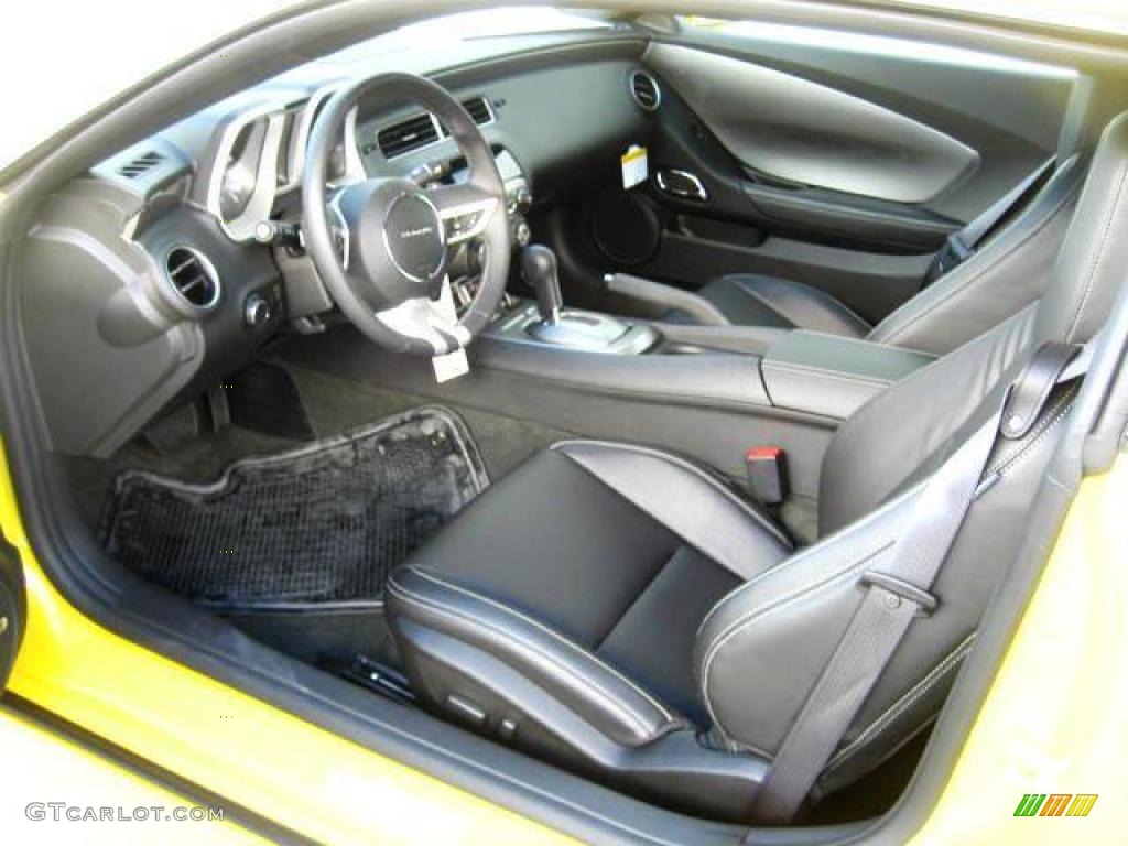 2010 Camaro LT Coupe - Rally Yellow / Black photo #14