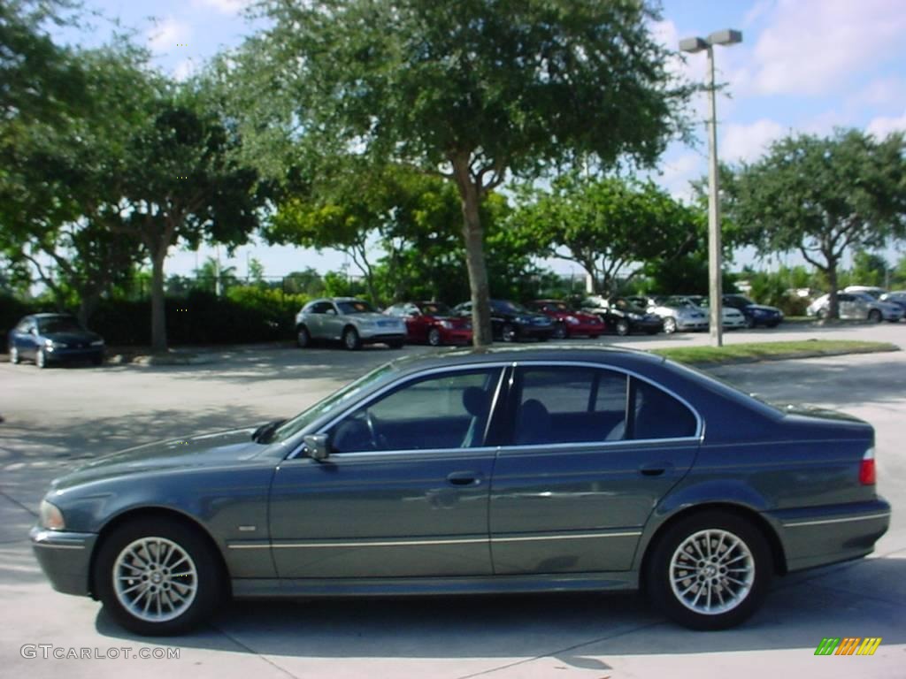 2001 5 Series 540i Sedan - Anthracite Metallic / Grey photo #7