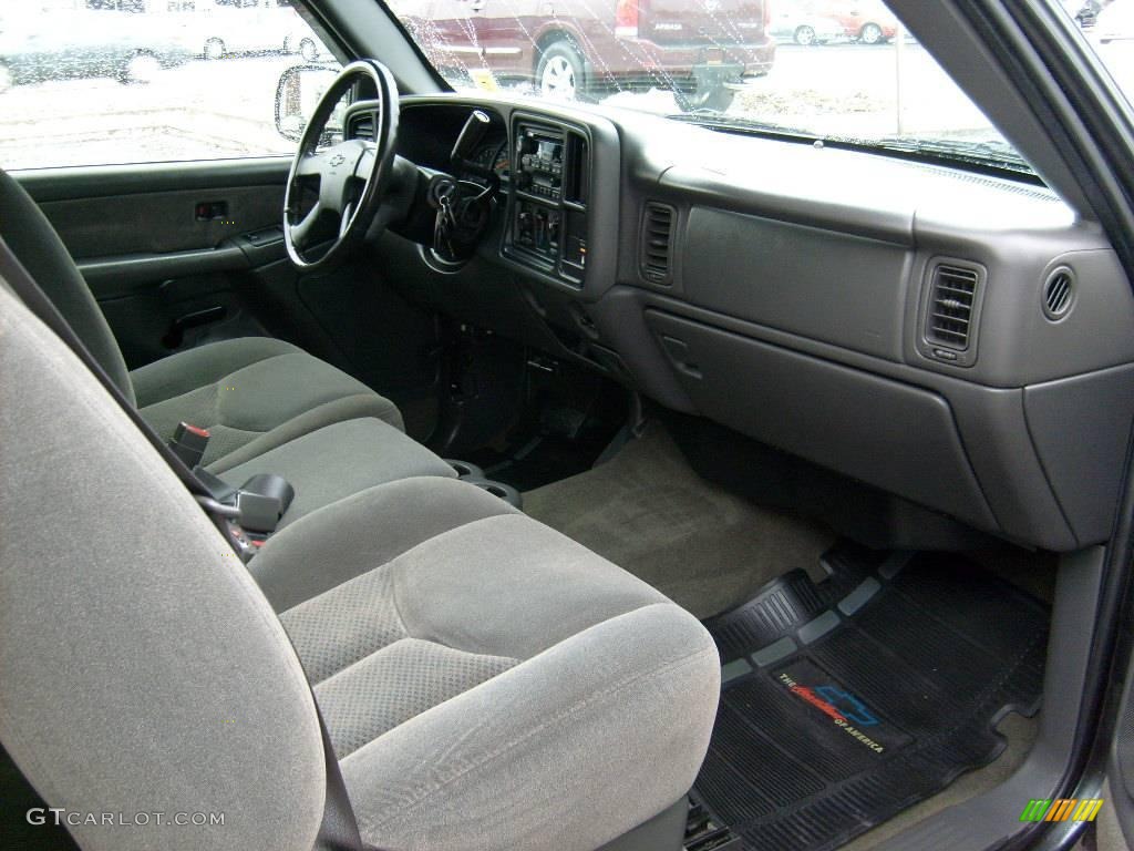 2003 Silverado 1500 LS Extended Cab 4x4 - Dark Gray Metallic / Dark Charcoal photo #17