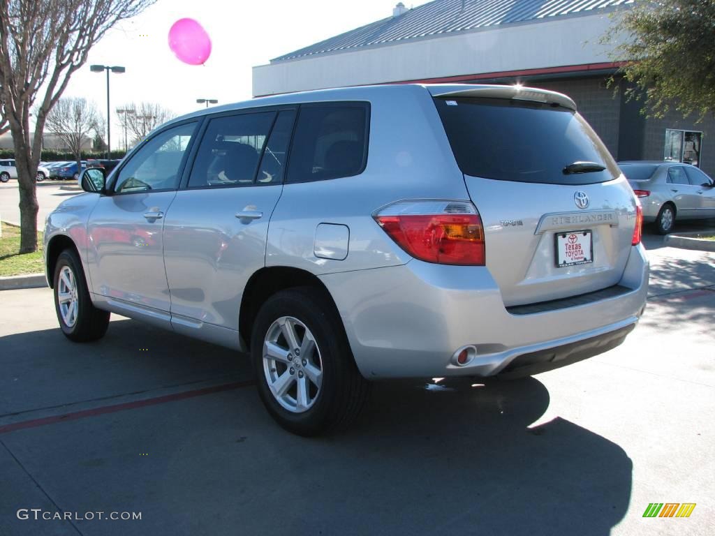2008 Highlander  - Classic Silver Metallic / Ash Gray photo #5