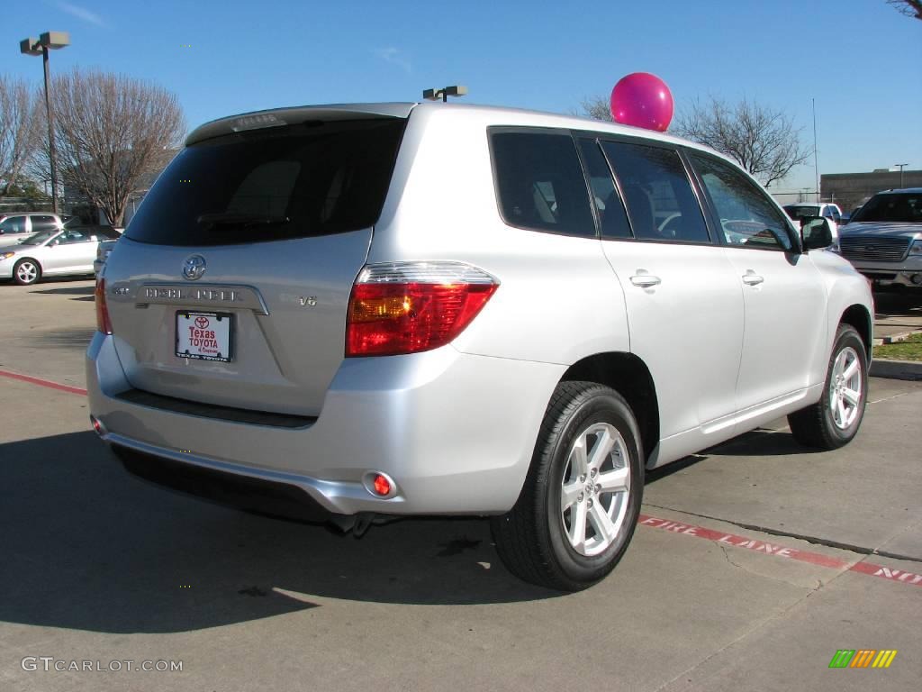2008 Highlander  - Classic Silver Metallic / Ash Gray photo #6