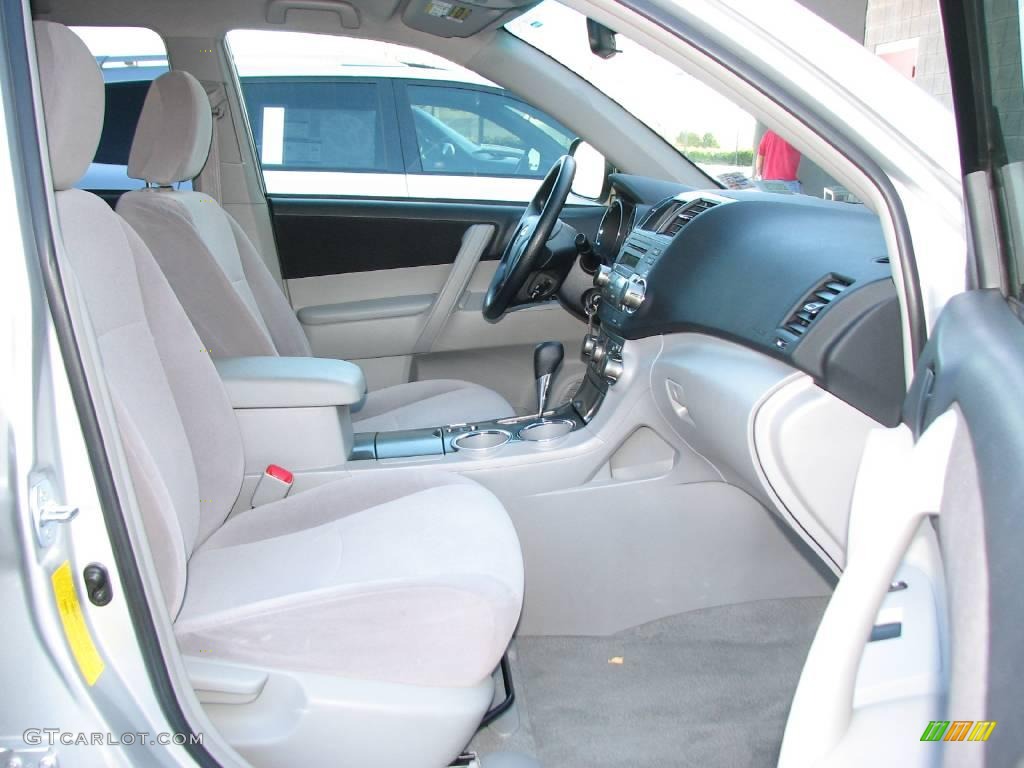 2008 Highlander  - Classic Silver Metallic / Ash Gray photo #9