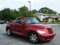 2005 Inferno Red Crystal Pearl Chrysler PT Cruiser Touring Convertible  photo #23