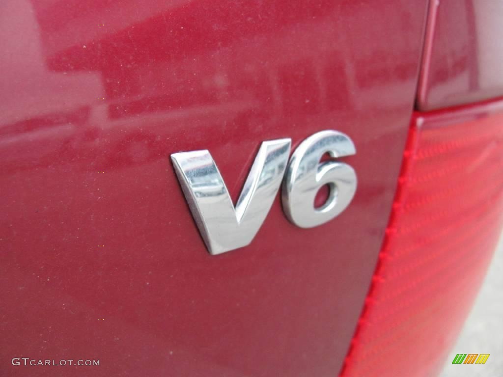 2001 Passat GLS V6 Sedan - Colorado Red Pearl / Black photo #5