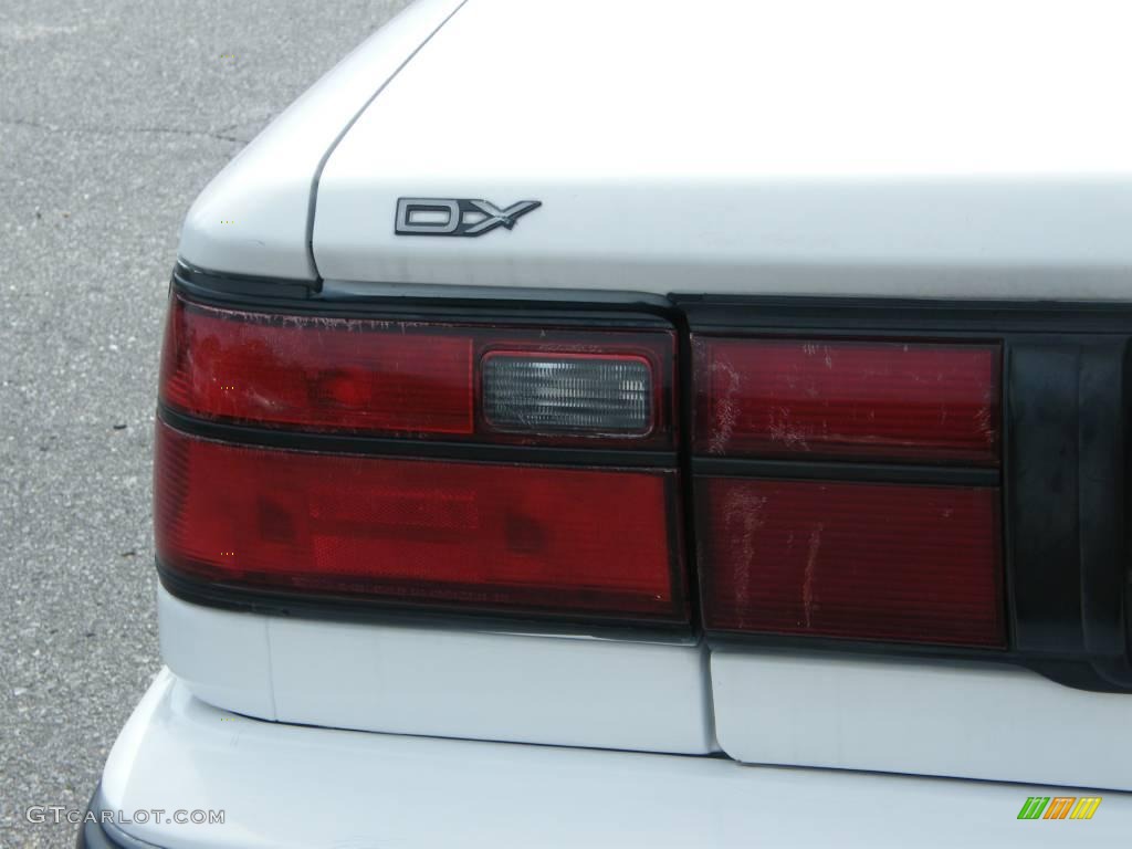 1992 Corolla DX Sedan - Super White / Blue photo #10