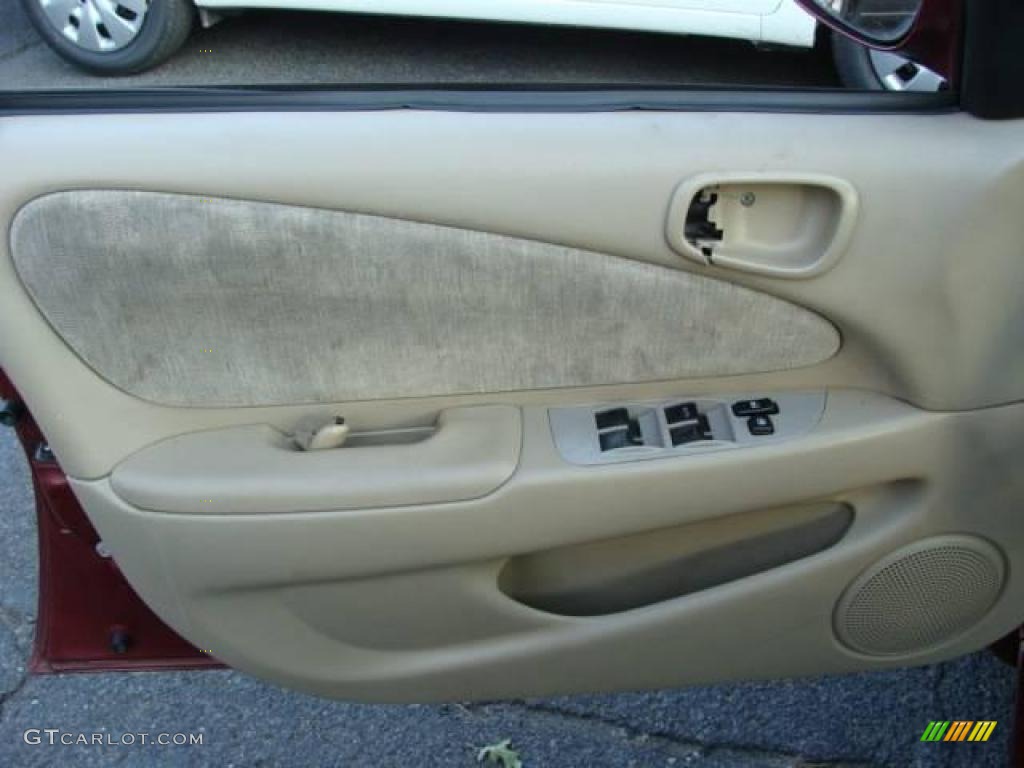 1999 Corolla LE - Venetian Red Pearl / Pebble Beige photo #6