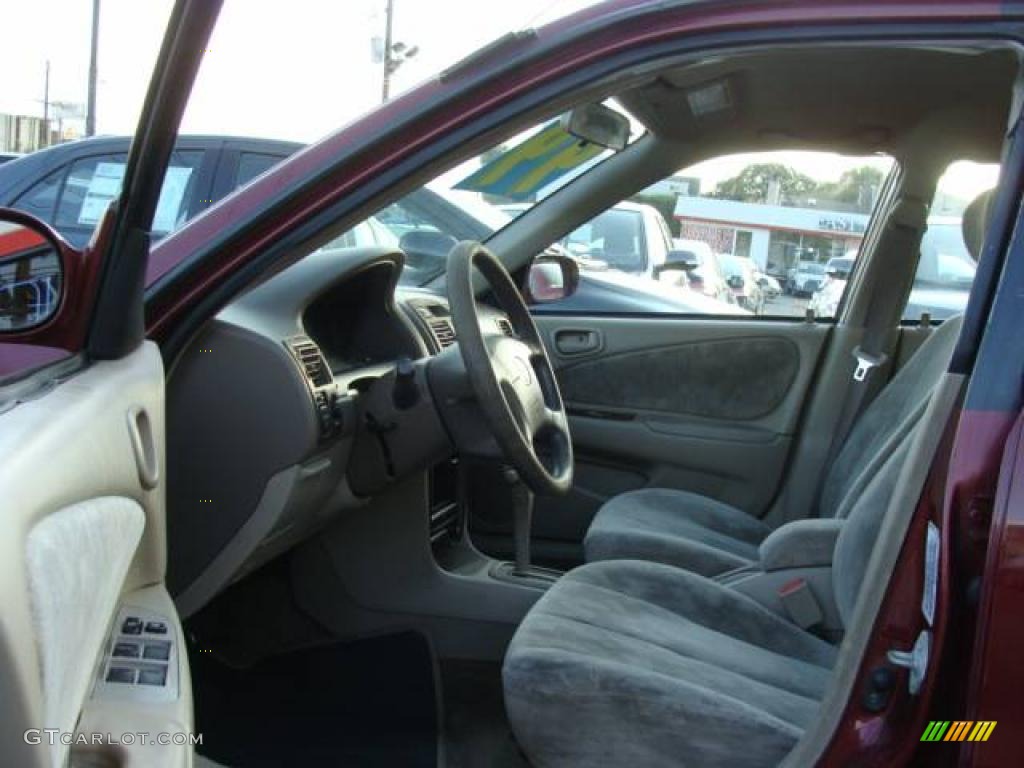 1999 Corolla LE - Venetian Red Pearl / Pebble Beige photo #7