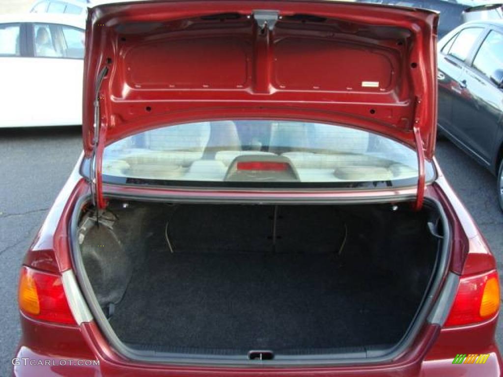 1999 Corolla LE - Venetian Red Pearl / Pebble Beige photo #13