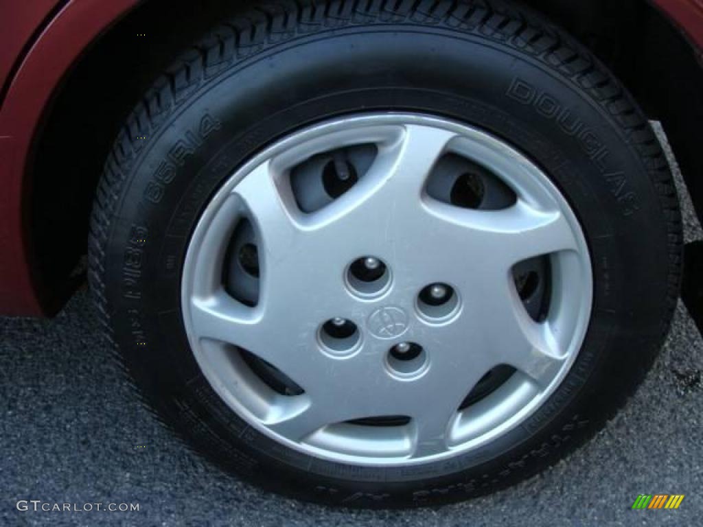 1999 Corolla LE - Venetian Red Pearl / Pebble Beige photo #14