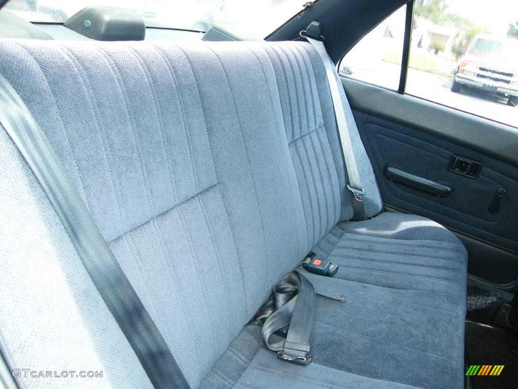 1992 Corolla DX Sedan - Super White / Blue photo #24