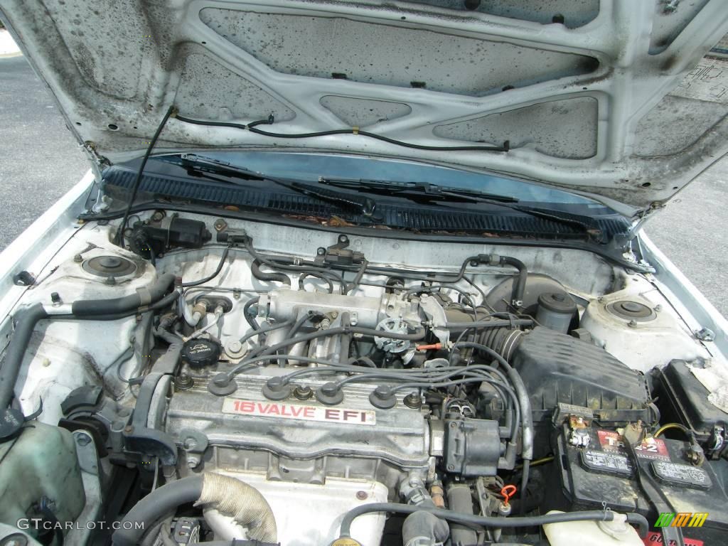1992 Corolla DX Sedan - Super White / Blue photo #26