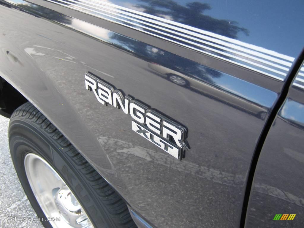 1999 Ranger XL Extended Cab - Deep Wedgewood Blue Metallic / Medium Graphite photo #17