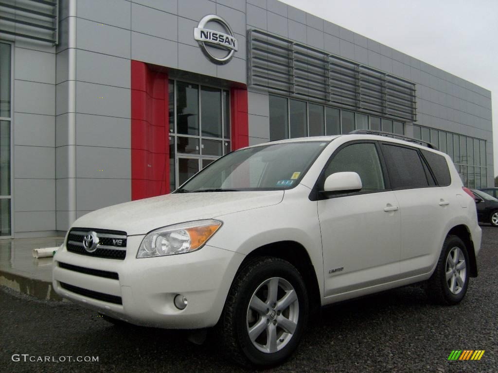 2007 RAV4 Limited 4WD - Super White / Taupe photo #1