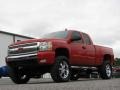 2008 Victory Red Chevrolet Silverado 1500 Z71 Extended Cab 4x4  photo #4