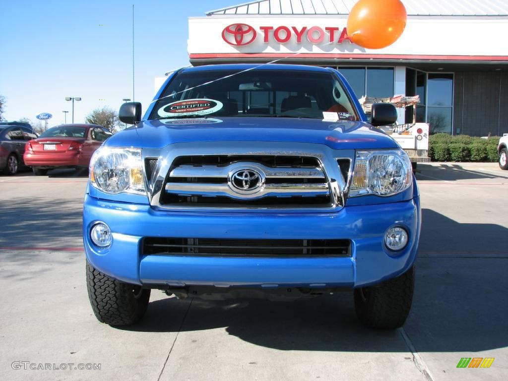 2008 Tacoma V6 PreRunner Double Cab - Speedway Blue / Graphite Gray photo #2