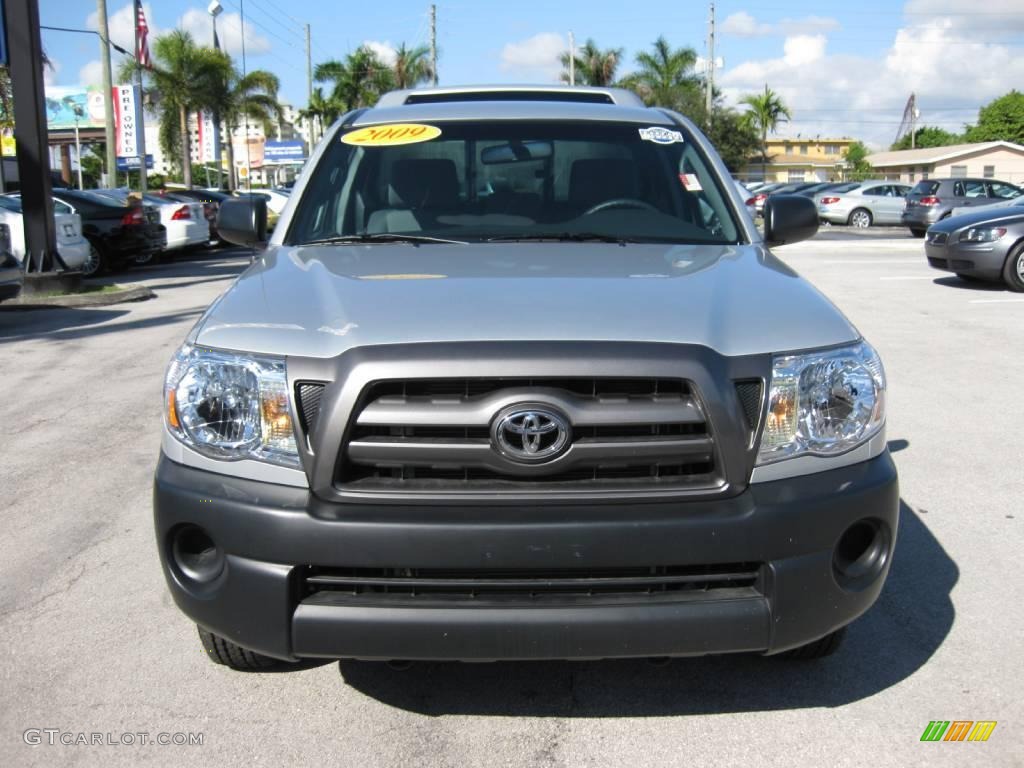 2009 Tacoma Regular Cab - Silver Streak Mica / Graphite Gray photo #8