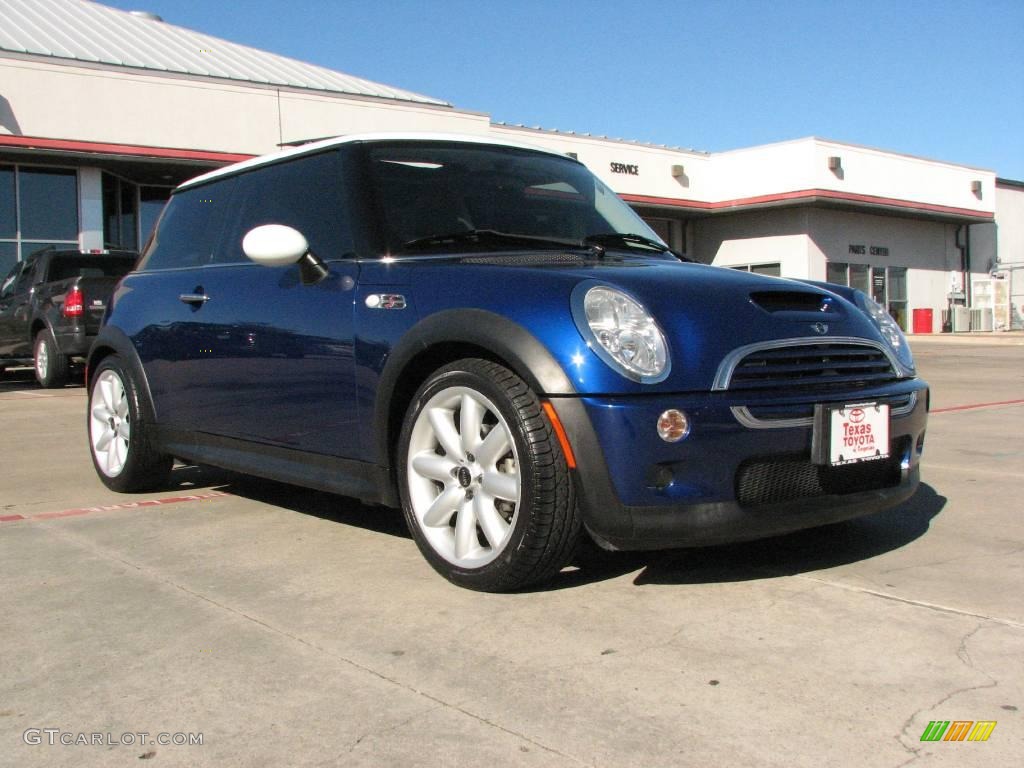 2004 Indi Blue Metallic Mini Cooper S Hardtop 1964202 Gtcarlot Indi Blue Metallic Mini Cooper