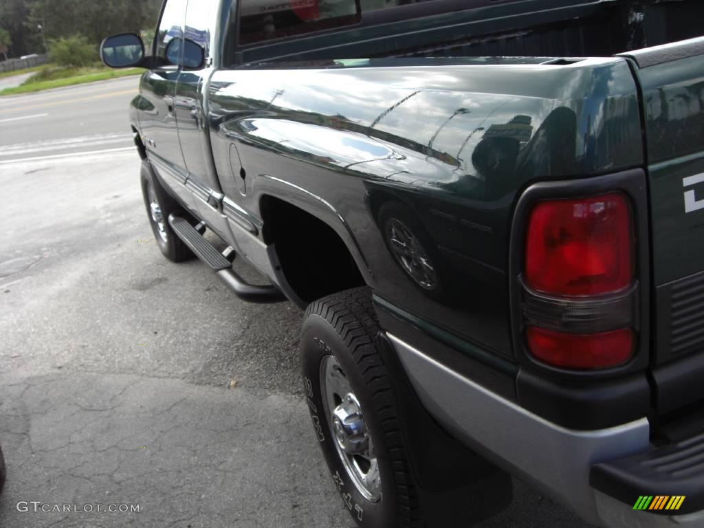 1999 Ram 2500 Laramie Extended Cab 4x4 - Emerald Green Pearl / Agate photo #5