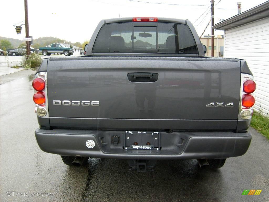 2002 Ram 1500 Sport Regular Cab 4x4 - Graphite Metallic / Dark Slate Gray photo #4