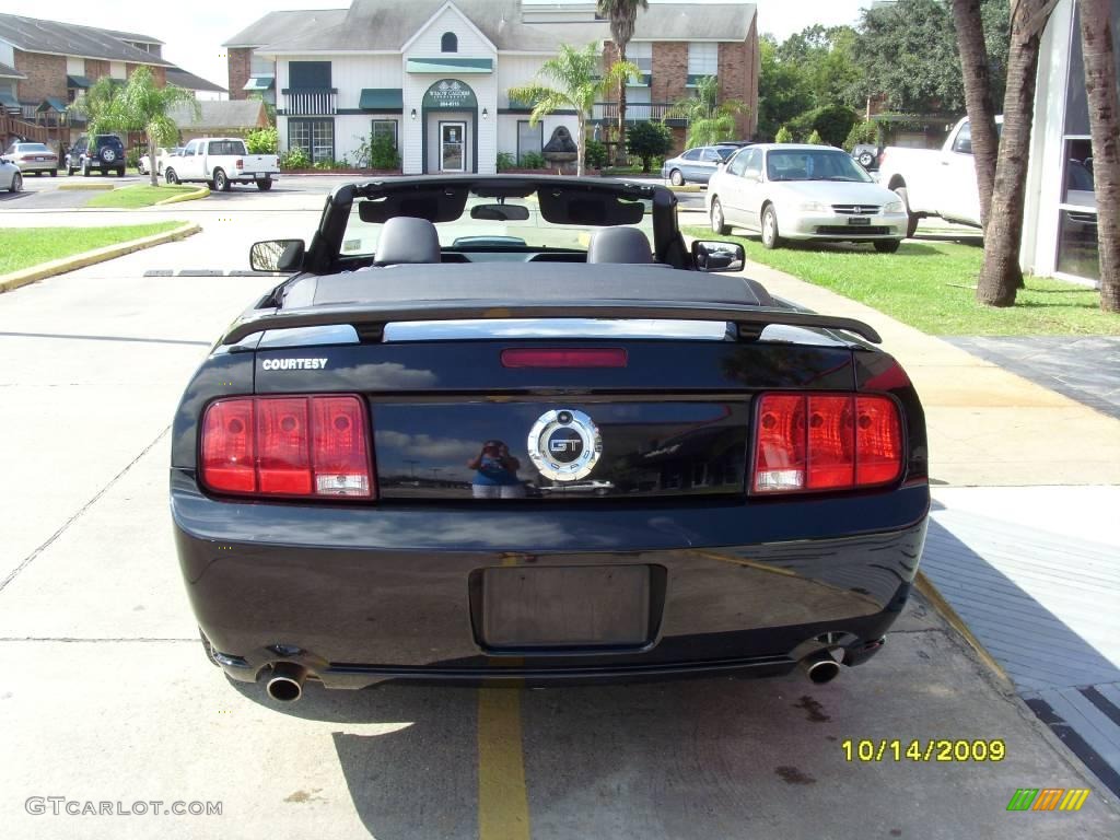 2007 Mustang GT Premium Convertible - Black / Dark Charcoal photo #3