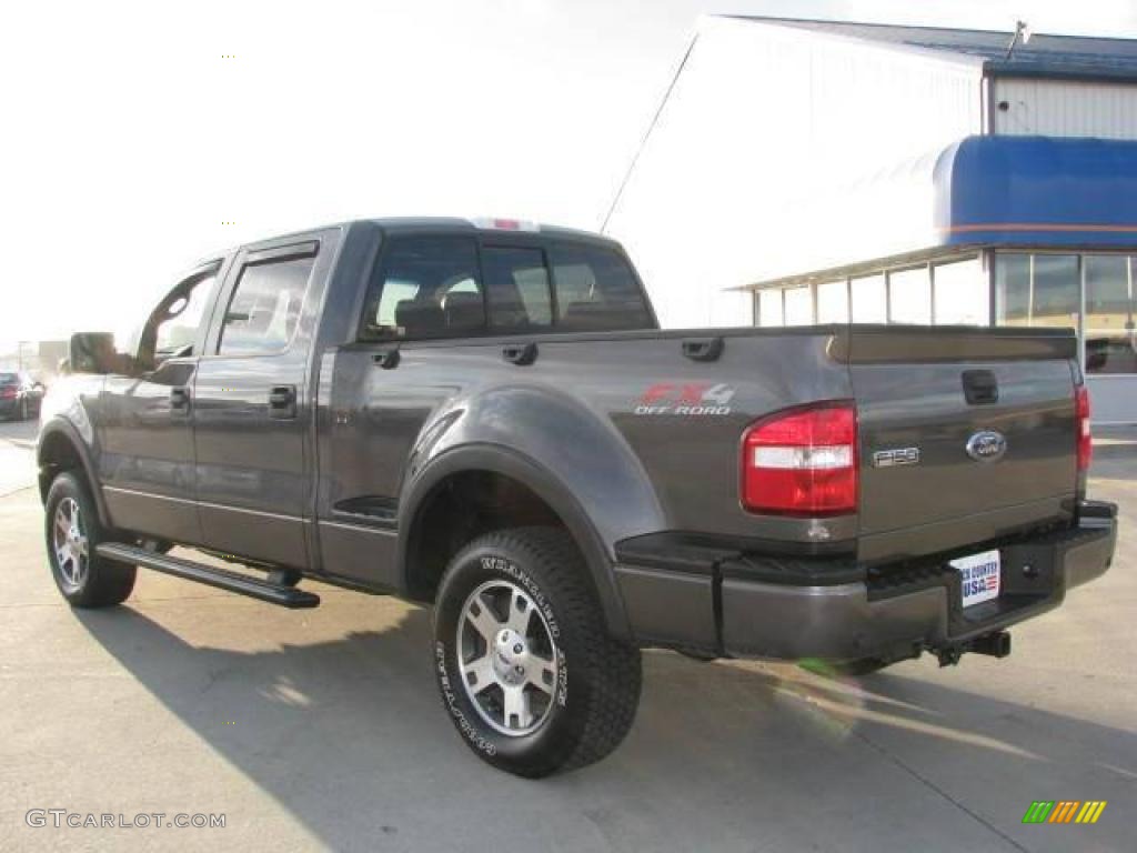 2006 F150 FX4 SuperCrew 4x4 - Dark Shadow Grey Metallic / Black photo #6