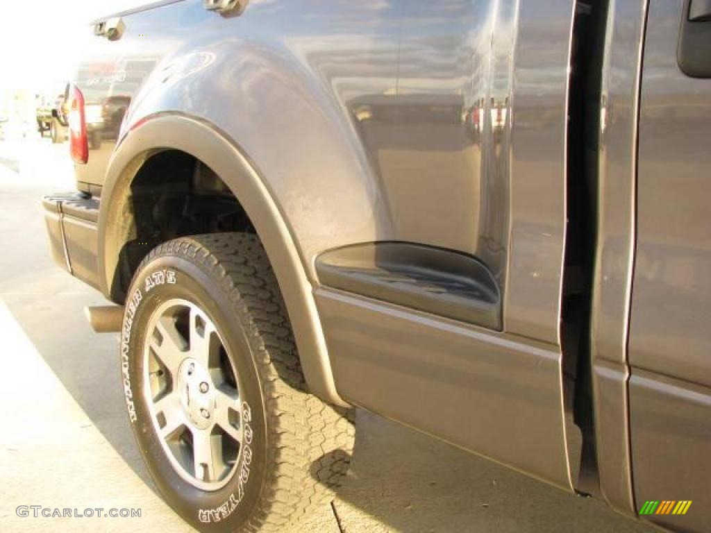 2006 F150 FX4 SuperCrew 4x4 - Dark Shadow Grey Metallic / Black photo #8