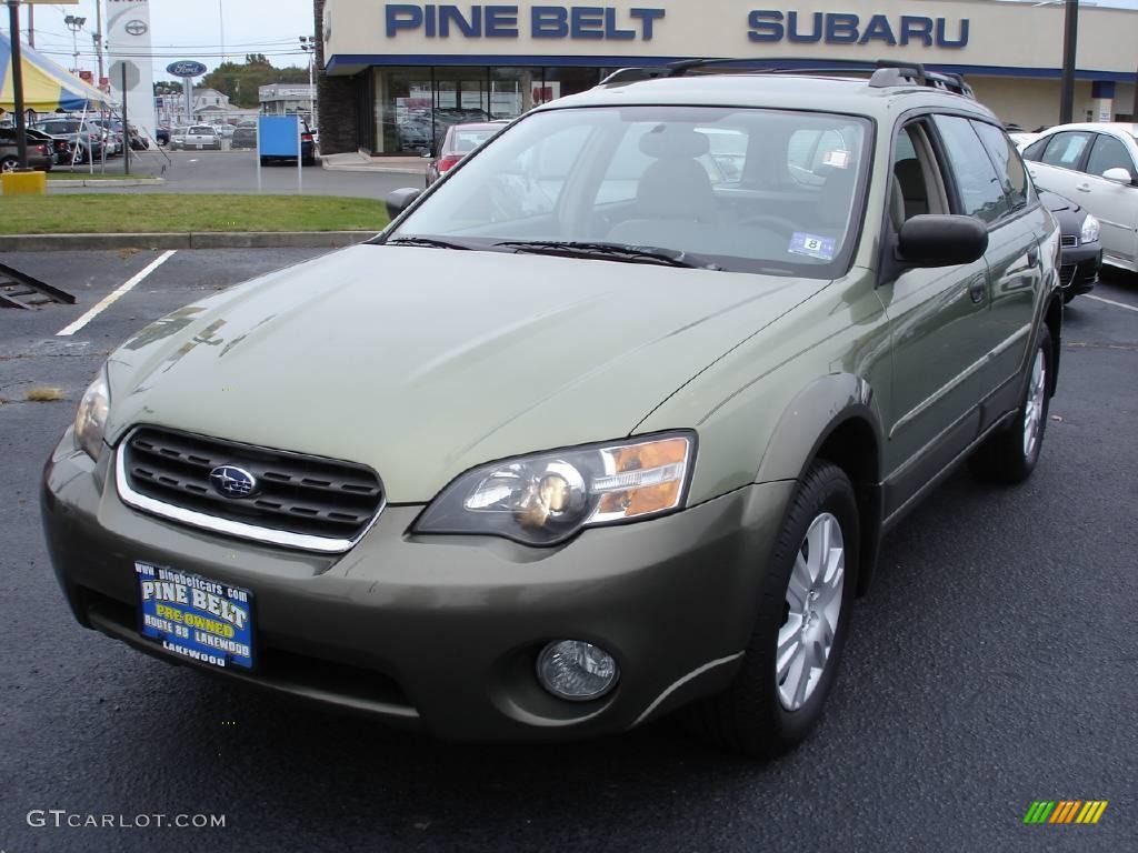 2005 Outback 2.5i Wagon - Willow Green Opal / Taupe photo #1