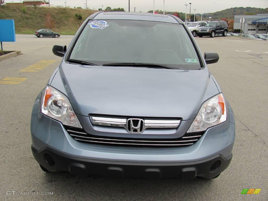 2008 CR-V EX 4WD - Glacier Blue Metallic / Gray photo #11