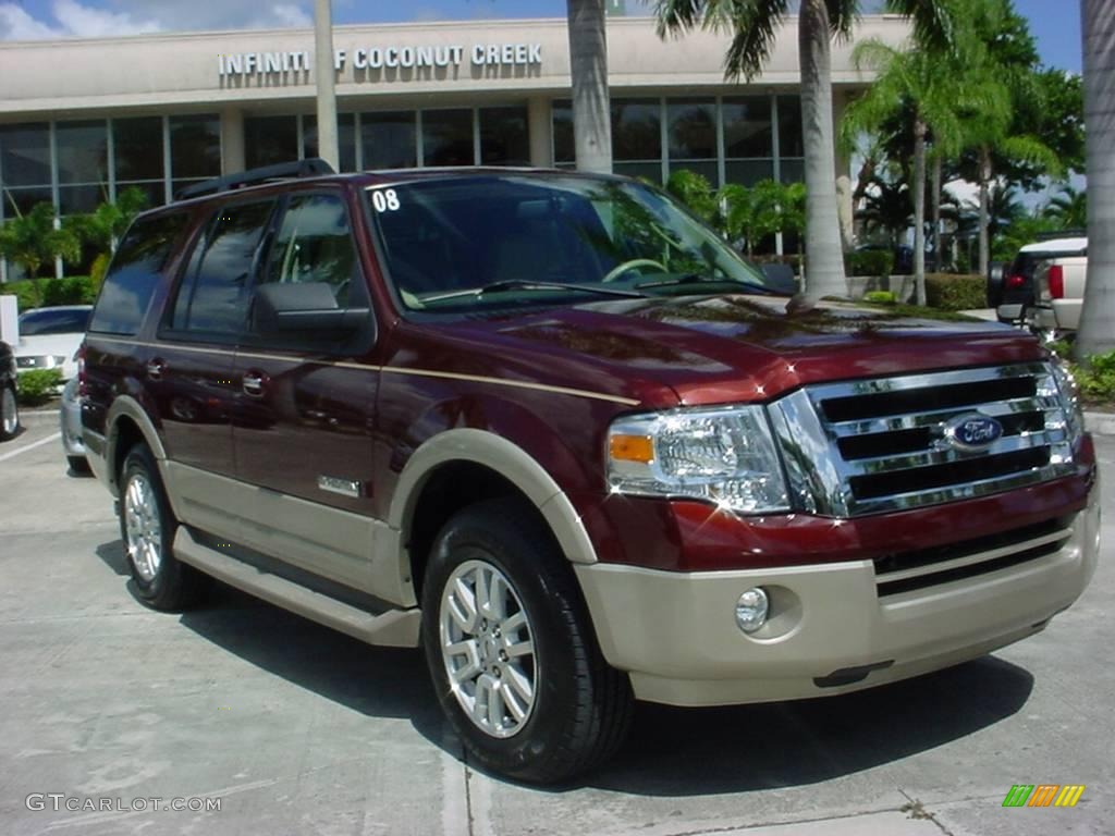 2008 Expedition Eddie Bauer - Dark Copper Metallic / Camel photo #1
