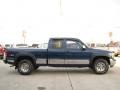 2001 Indigo Blue Metallic GMC Sierra 1500 SLE Extended Cab 4x4  photo #4