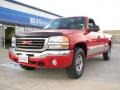 2003 Fire Red GMC Sierra 1500 SLE Extended Cab 4x4  photo #2