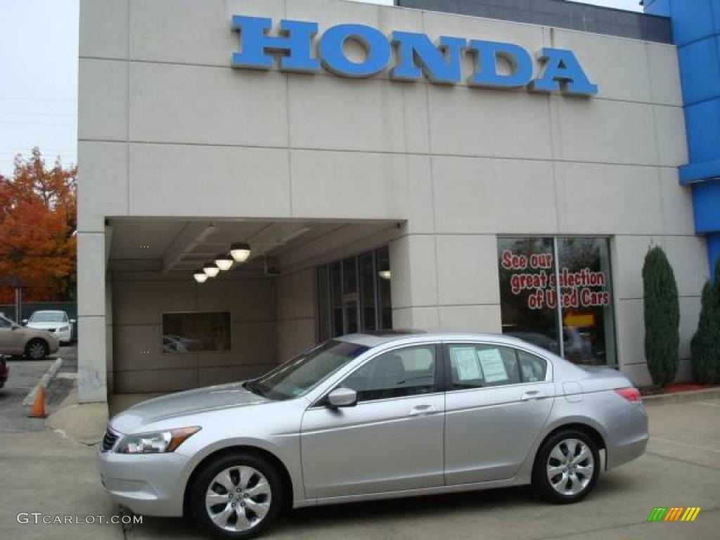 2008 Accord EX Sedan - Alabaster Silver Metallic / Gray photo #1