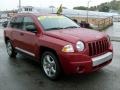 2008 Inferno Red Crystal Pearl Jeep Compass Limited 4x4  photo #6