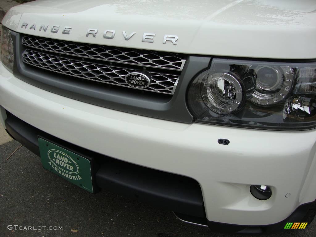 2010 Range Rover Sport Supercharged - Alaska White / Premium Ivory/Ebony Stitching photo #2