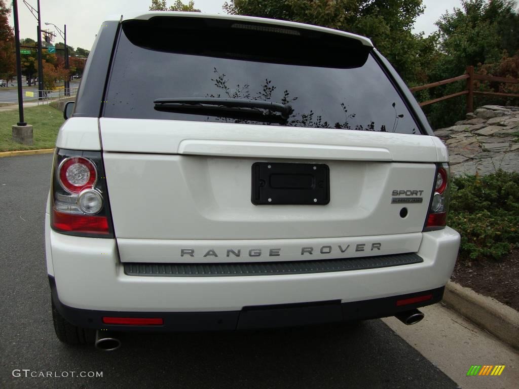 2010 Range Rover Sport Supercharged - Alaska White / Premium Ivory/Ebony Stitching photo #4