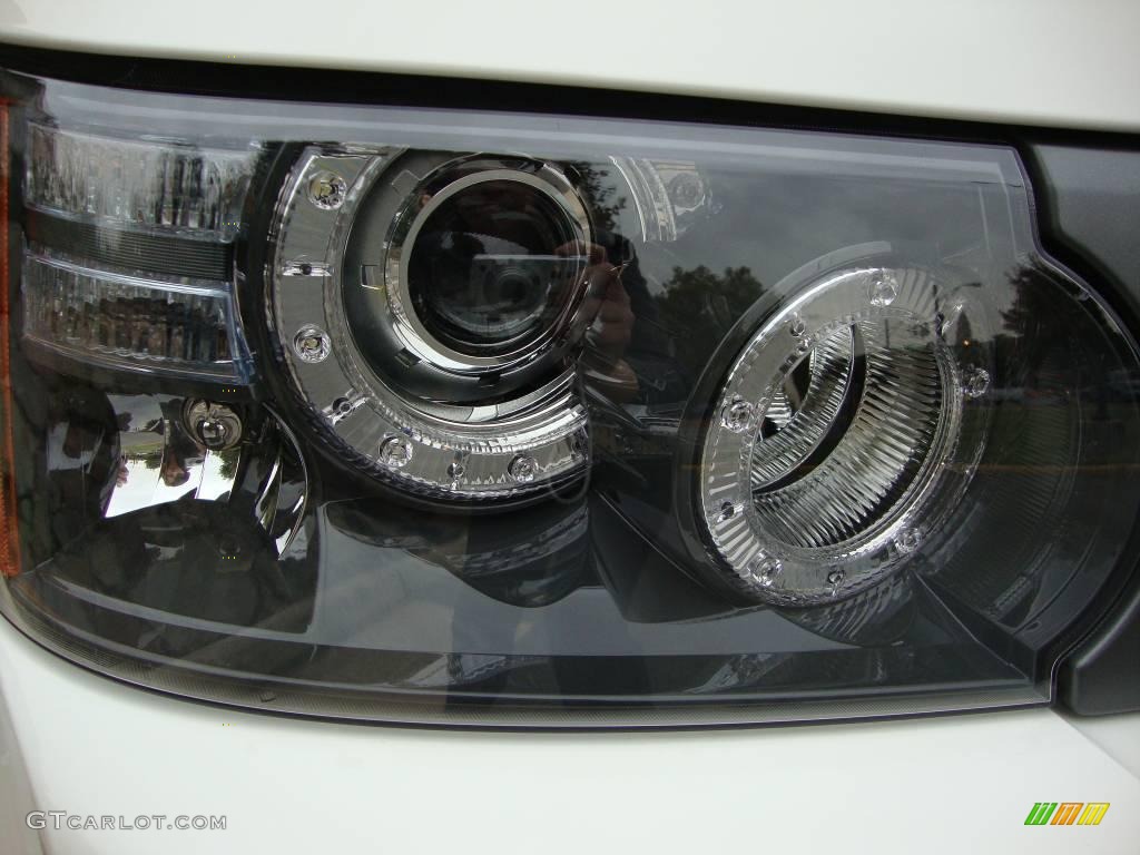 2010 Range Rover Sport Supercharged - Alaska White / Premium Ivory/Ebony Stitching photo #9