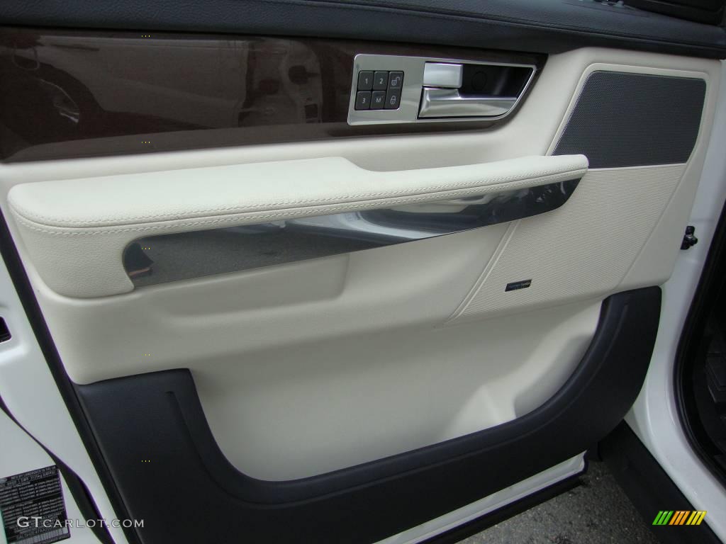 2010 Range Rover Sport Supercharged - Alaska White / Premium Ivory/Ebony Stitching photo #10