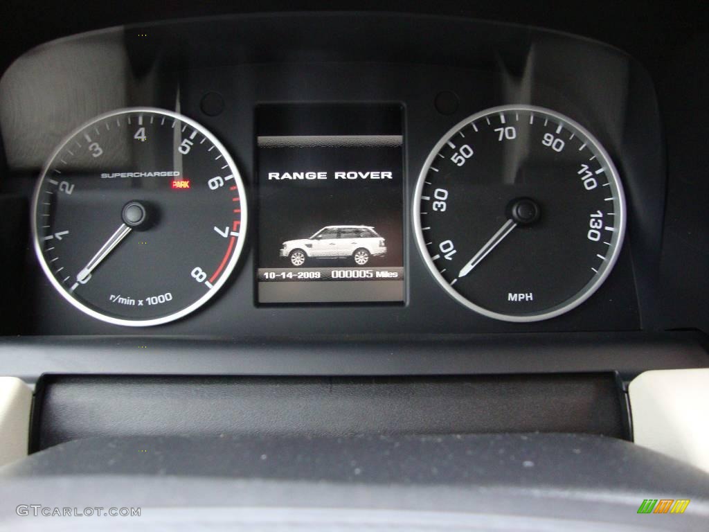 2010 Range Rover Sport Supercharged - Alaska White / Premium Ivory/Ebony Stitching photo #15