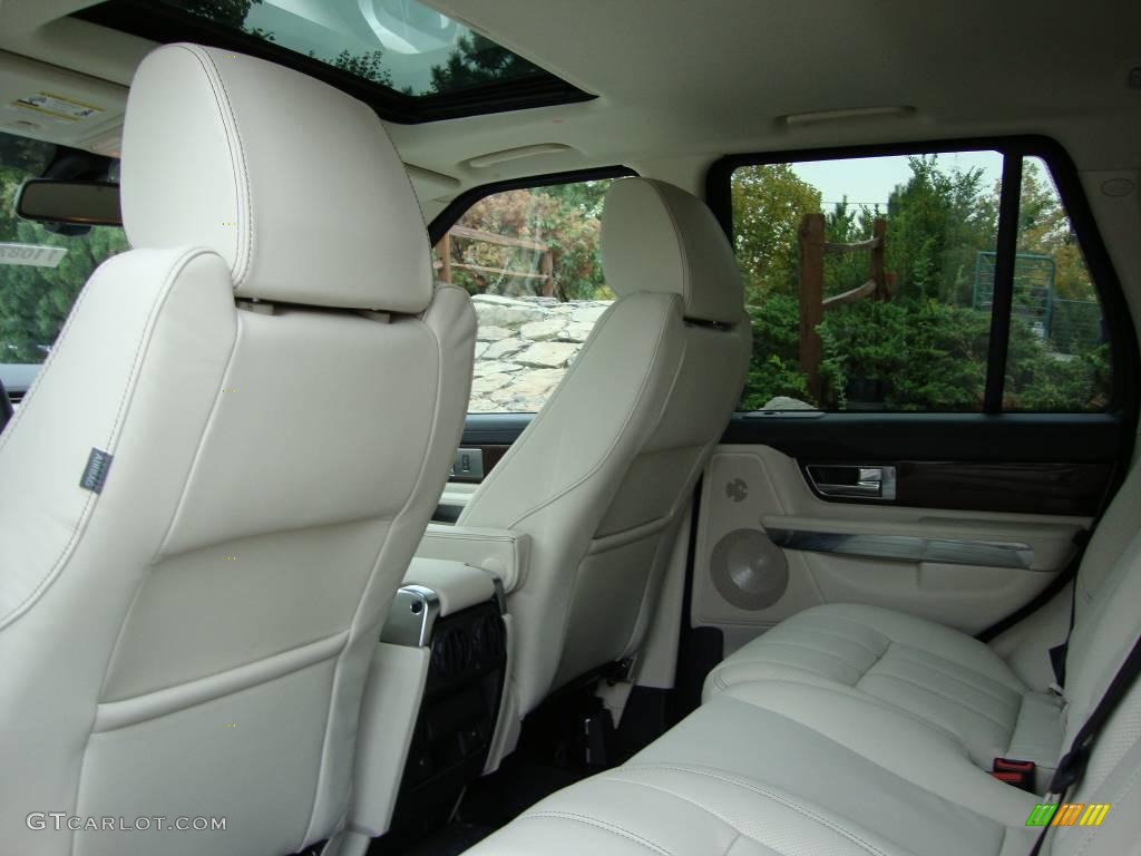 2010 Range Rover Sport Supercharged - Alaska White / Premium Ivory/Ebony Stitching photo #18